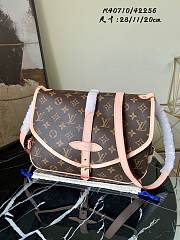 Louis Vuitton Monogram Canvas Saumur MM M40710 Size 28 x 11 x 20 cm - 1