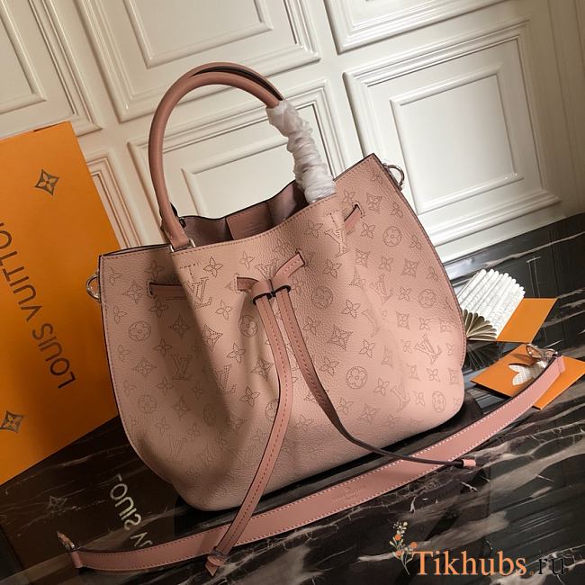 Louis Vuitton Girolata Bag Mahina Leather Pink M54401 Size 44 x 27 x 12 cm - 1
