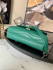 LV New Wave Chain Bag H24 In Green M58552 Size 24 x 14 x 9 cm - 3