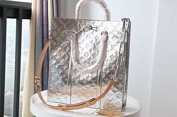 Louis Vuitton Sac Plat Silver M45884 Size 36 x 36 x 9 cm