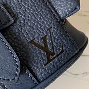 LV Christopher XS Taurillon Leather in Blue M58495 Size 14 x 19.5 x 5 cm - 6