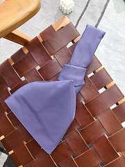 Bottega Veneta Twist Rice Bag Purple 652001 Size 21 x 20.5 x 11 cm - 1