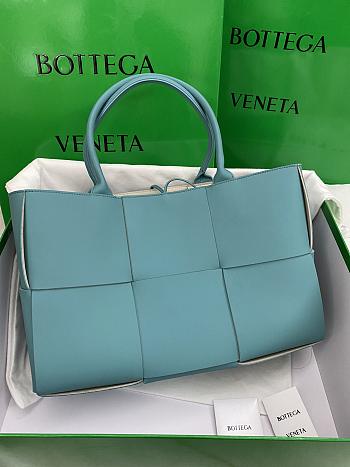 Bottega Veneta Arco Tote Blue 609175 Size 38 x 14 x 24.5 cm