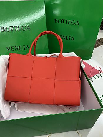 Bottega Veneta Arco Tote Orange 609175 Size 38 x 14 x 24.5 cm