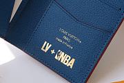 LV Pocket Wallet Basketball Joint Name N63144 Size 7.5 cm - 3