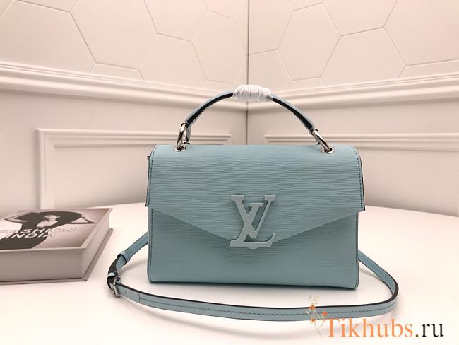 Louis Vuitton Grenelle Pochette Bag Epi Blue M55981 Size 23.5 x 16 x 8 cm - 1