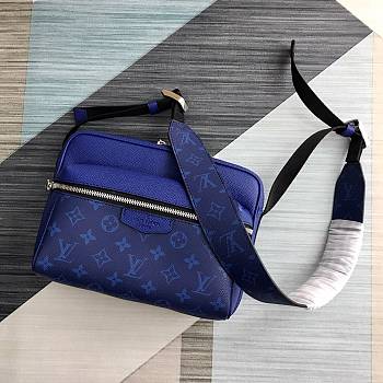 Louis Vuitton Outdoor Messenger Taiga Blue M30233 Size 29.5 x 20 x 10.5 cm