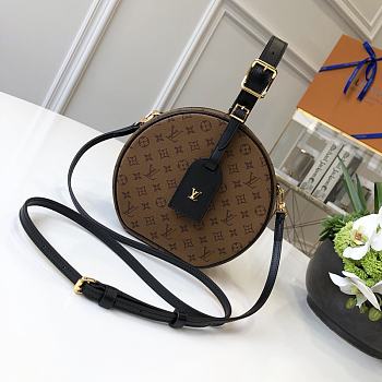 Louis Vuitton Petite Boite Chapeau Monogram Reverse M43510 Size 17.5 x 16.5 x 7.5 cm