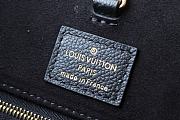 Louis Vuitton Fold Tote MM Embossing Black M45409 Size 23 x 28 x 19 cm - 6