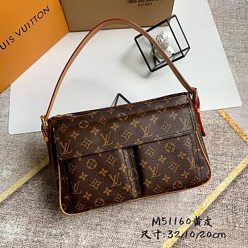 Louis Vuitton Bag LV Vintage M51160 Size 32 x 10 x 20 cm