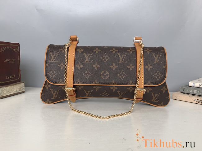 LV Vintage Monogram Canvas Shoulder Bag M51162 Size 27 x 16 x 3 cm - 1