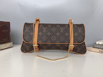 LV Vintage Monogram Canvas Shoulder Bag M51162 Size 27 x 16 x 3 cm