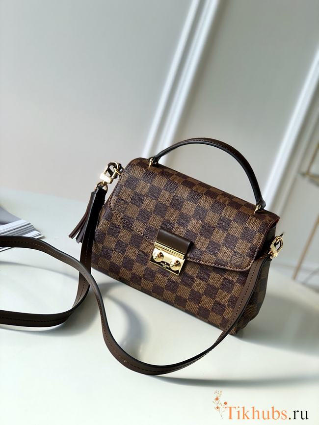 Louis Vuitton Dameier Ebene Croisette N53000 Size 24.5 x 24.2 x 9 cm - 1