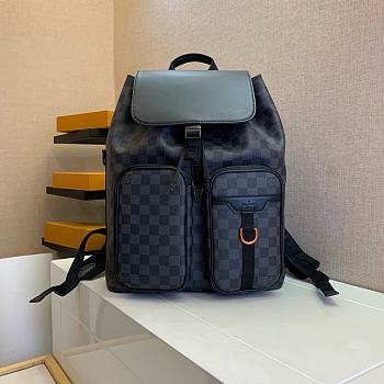 LV Damier Graphite Utility Backpack N40279 Size 33 x 41 x 16 cm