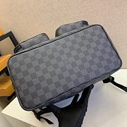 LV Damier Graphite Utility Backpack N40279 Size 33 x 41 x 16 cm - 6