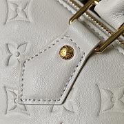 LV Speedy Bandoulière 22 Milk White M58736 Size 22x 19 x 13 cm - 3