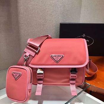 PRADA Crossbody Bag Pink a2VD034 Size 22 x 16 x 8.5 cm