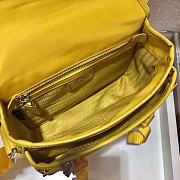 PRADA Crossbody Bag Yellow a2VD034 Size 22 x 16 x 8.5 cm - 4