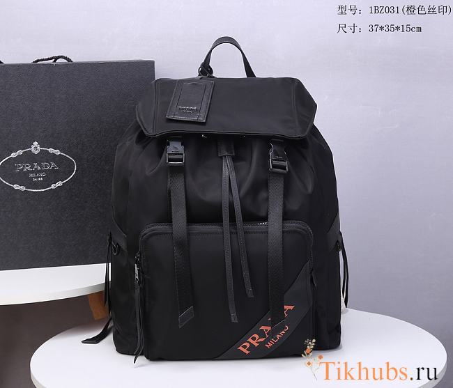 PRADA Backpack Black 1BZ031 Size 37 x 35 x 15 cm - 1