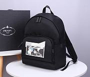 PRADA Backpack Black 2VZ063 Size 30 x 40 x 20 cm - 5