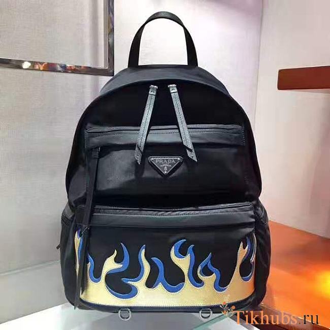 PRADA Backpack Black 2VZ025 Size 40 x 29 x 17 cm - 1