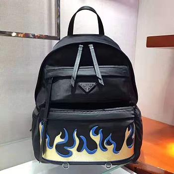 PRADA Backpack Black 2VZ025 Size 40 x 29 x 17 cm