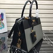 PRADA Handle Bag Black/Gray 1BA046 Size 30 × 23 × 15 cm - 6