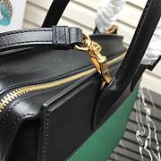 PRADA Handle Bag Black/Green 1BA046 Size 30 × 23 × 15 cm - 5