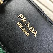 PRADA Handle Bag Black/Green 1BA046 Size 30 × 23 × 15 cm - 3