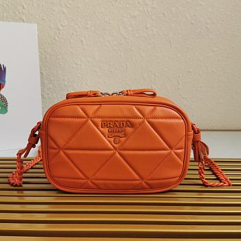 PRADA Shoulder Bag Orange 1BH141 Size 13.5 x 21 x 8 cm 