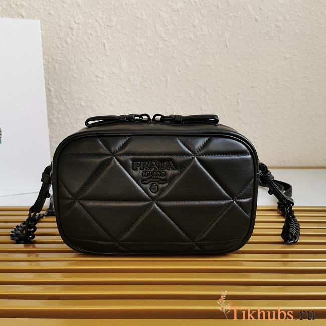 PRADA Shoulder Bag Black 1BH141 Size 13.5 x 21 x 8 cm  - 1