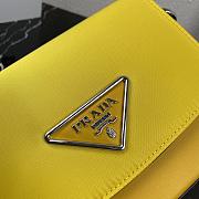 PRADA Messenger Bag Yellow 1BD263 Size 21 x 16 x 6.5 cm - 2