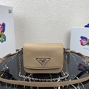 PRADA Messenger Bag Beige 1BD263 Size 21 x 16 x 6.5 cm - 1