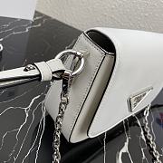 PRADA Messenger Bag White 1BD263 Size 21 x 16 x 6.5 cm - 6