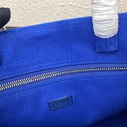 PRADA Tote Bag Blue 1BG382 Size 26 x 23.5 x 9 cm - 3