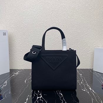 PRADA Tote Bag Black 1BG382 Size 26 x 23.5 x 9 cm