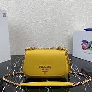 PRADA Crossbody Bag Yellow 1BD275 Size 22 x 14 x 6.5 cm - 1