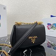 PRADA Crossbody Bag Black 1BD275 Size 22 x 14 x 6.5 cm - 6