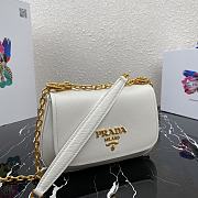 PRADA Crossbody Bag White 1BD275 Size 22 x 14 x 6.5 cm - 4