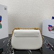 PRADA Crossbody Bag White 1BD275 Size 22 x 14 x 6.5 cm - 2