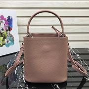 PRADA Bucket-Shaped Shopping Bag Pink 1BA217 Size 18 × 17 × 10.5 cm - 6