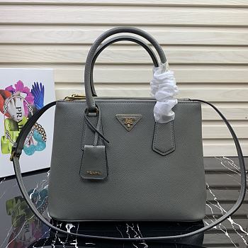 PRADA Killer Bag Gray 1BA232 Size 31 × 22.5 × 13.5 cm