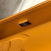 Chanel Classic Flap Bag Orange 112 25 cm - 2