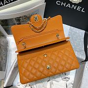 Chanel Classic Flap Bag Orange 112 25 cm - 4