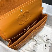 Chanel Classic Flap Bag Orange 112 25 cm - 6