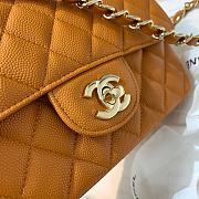 Chanel Classic Flap Bag Orange Red 116 Size 20 cm - 2