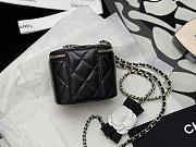 Chanel Box Bag Black/White 88020 - 3