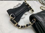 Chanel Camellia Chain Bag Black 88024 - 6