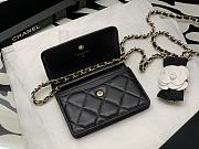 Chanel Camellia Chain Bag Black 88024 - 2