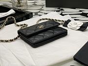 Chanel Camellia Chain Bag Black 88024 - 3